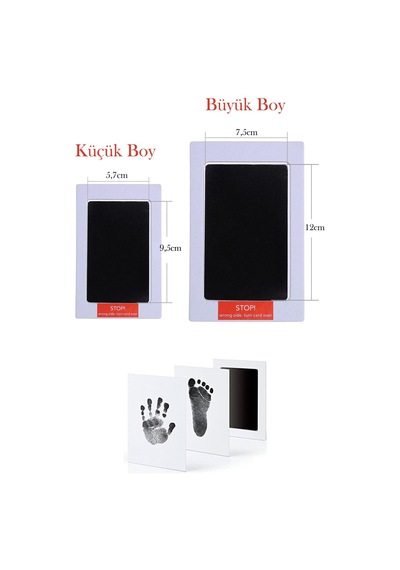 Technosmart Technosmart Bebek El Ayak Izi Anı Seti Mürekkep Temassız Baskı Ki (504097311)