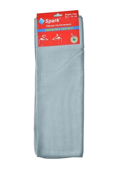 3 Adet Spark 2311 Mikrofiber Oto Kurulama Ve Cam Bezi 50X70 Cm. Mavi