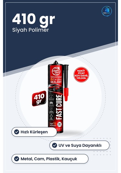 Araç Camı Ve Çok Amaçlı Siyah Yapıştırıcı Hızlı Kürleşen Uv Suya