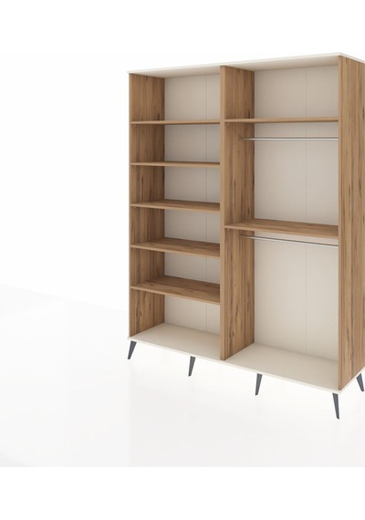 Hyperion Gardrop 7 Raflı 2 Askılı 176x44x221 Çam-aytaşı/çam Aytaşı/çam Hyperion Gardrop 7 Raflı 2 Askılı 176x44x221 Çam-aytaşı/çam Aytaşı/çam