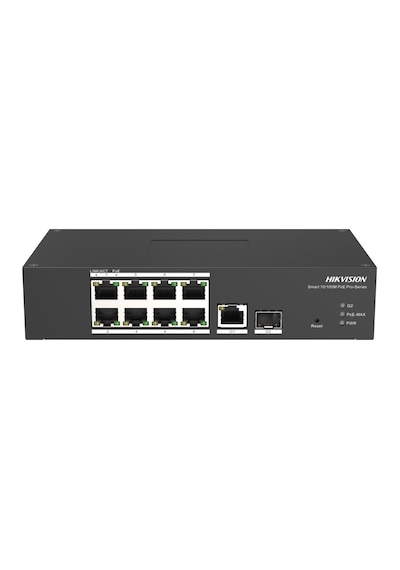 Hıkvısıon Ds-3t1310p-sı/hs 8xfe+1xge Rj45 110w Poe Switch