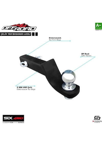 S-dizayn Sdx Uyumlu 4wd Off Road Çeki Demiri