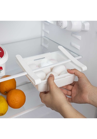 Porsima Org-10 Dolabı İçi Organizer Askılı Akordion Süzgeçli Raf Beyaz
