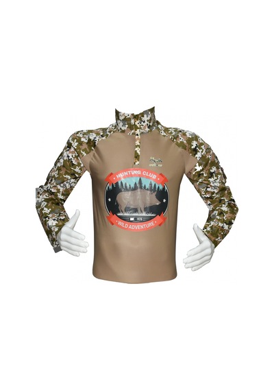 Combat Tişört Hunting Club M006 Avcı Kombat Çok Renkli