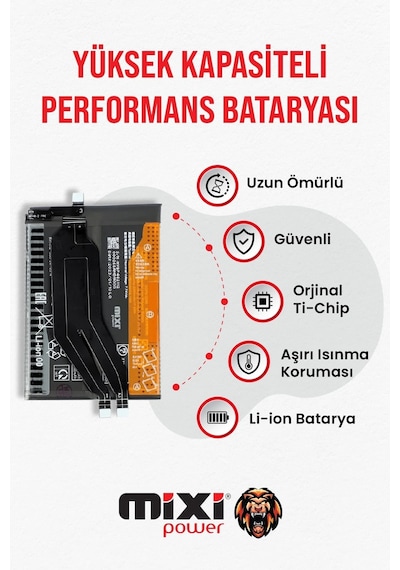 Xiaomi Poco F4 Gt / Redmi K50 G / K50 Uyumlu Tam Kapasite Batarya 1 Yı