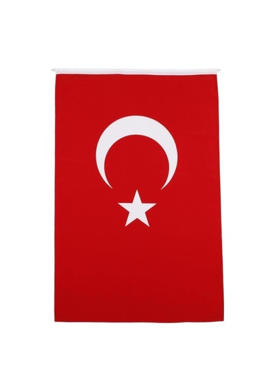 Türk Bayrağı Alpaka Kumaş 100x150cm. Kırmızı / 100 X 150 Cm