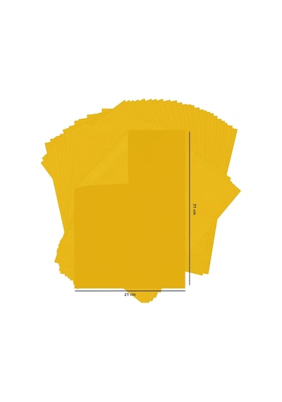 Roco Paper Karbon Grafit Transfer Kağıdı Sarı - 21 31 Cm - 5'li