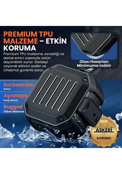 Bolt-shield Samsung Galaxy Buds4 Pro/buds 4 İçin Kılıf Güvenlik Kilit Tasarımlı Tam Koruma Sağlayan Galaxy Buds4 Kulaklık Kılıfı Karbon Fiber Detaylı Samsung Buds 4 Pro Kılıfı Siyah