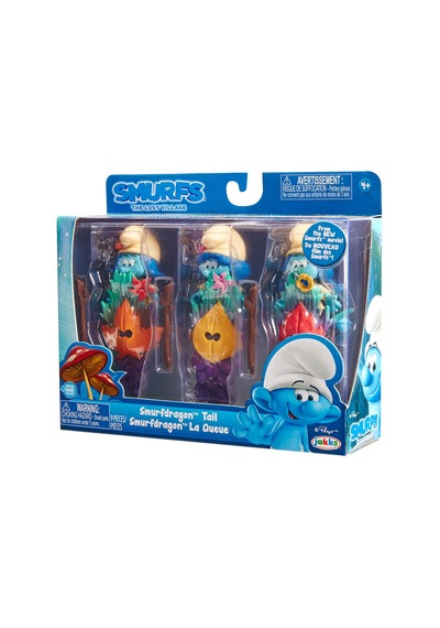 Şirinler Kayıp Köy Smurfstorm 3'Lü Figür Set Model 1