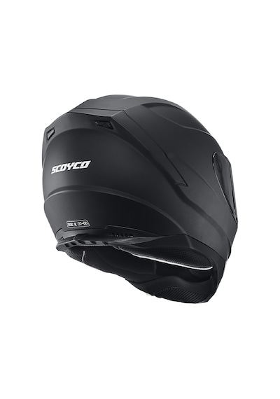 Motoanl Motosiklet Double Vizörlü Full Face Ce Motor Kaskı Mat Siyah
