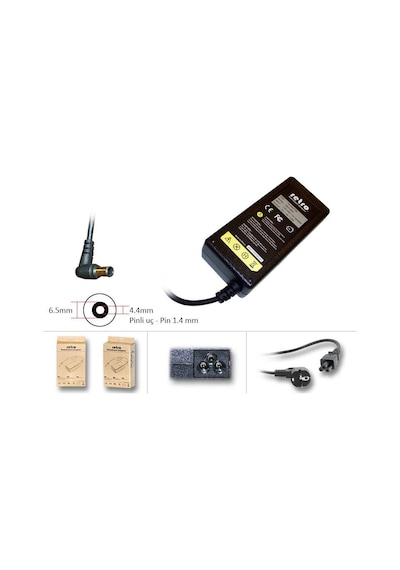 Teknikshop Sony Uyumlu Vaio Vgn-Tz Serisi Notebook Adaptörü 16V 4A 65W