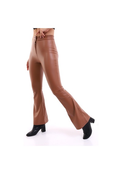 Winmoda34 Deri Ispanyol Paça Kahverengi