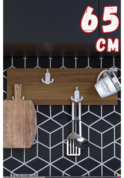 Geyik 12 Kancalı Mutfak Askısı 3'lü Set 61,4x19 Cm - Şık Tasarım, Çok Amaçlı Düzenleyici Ve Yer Tasarrufu Kahverengi Geyik 12 Kancalı Mutfak Askısı 3'lü Set 61,4x19 Cm - Şık Tasarım, Çok Amaçlı Düzenleyici Ve Yer Tasarrufu Kahverengi