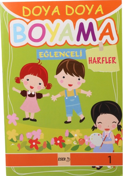 Eğitici Çocuk Boyama Kitapları 4'lü Set
