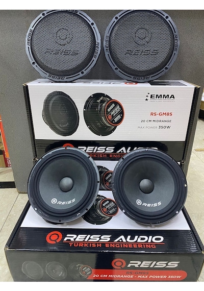 Rs-gm8s 20 Cm Midrange Çifti 700 Wat 300 Rms 2 Adet Rs99