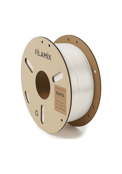 Filamix Silk Pla Beyaz 1kg İpeksi Parlaklık - Urhanshop Gönderimli