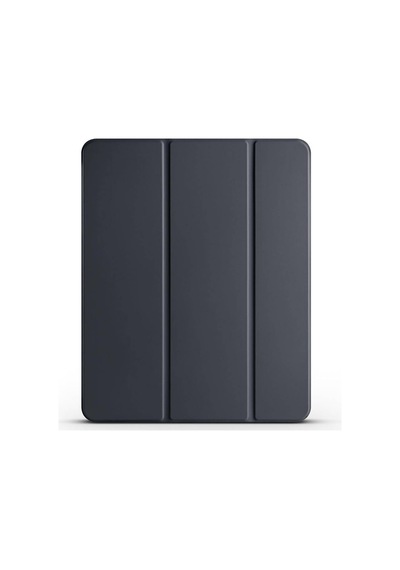 Apple İpad Air 11 2025 M3 Zore Smart Cover Kalem Bölmeli Standlı 1-1 Kılıf Darbelere Karşı Maksimum Koruma, Sağlam Deri, Kolay Kullanım Siyah