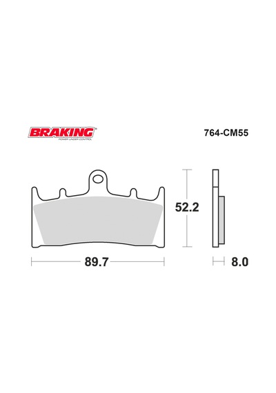 Suzukı Tl R 1000 2000 Brakıng 764cm55 Sinterli Ön Fren Balatası