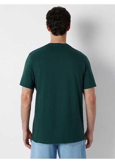Mavi M0612274-85173 İstanbul Baskılı T-shirt Erkek Tişort Yeşil