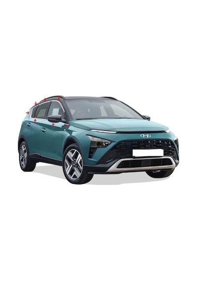 Hyundai Bayon Krom Cam Çerçevesi 14prç