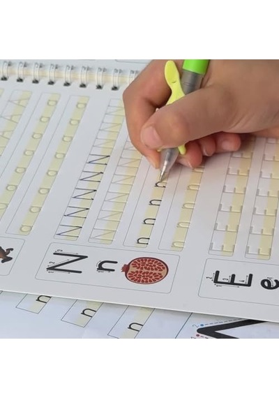 Yeni Müfredata Uygun Öğrenciler Için Türkçe Sihirli Yazı Defter Seti Ile Yazma Öğreniyorum