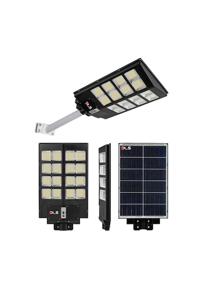 Ayrex 800w Güneş Enerjili Solar Sokak Lambası Hareket Sensörlü Profesyonel Led Bahçe Aydınlatması