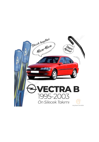 RBW Hybrid Opel Vectra B 1995 - 2003 Ön Silecek Takımı