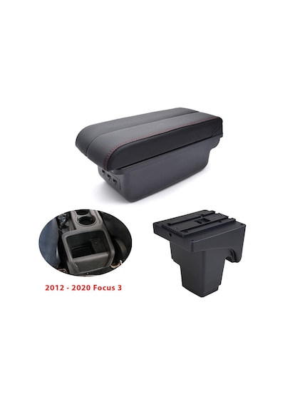 Ford Focus 3 2011-2014 Delmesiz Vidasız Kol Dayama Kolçak