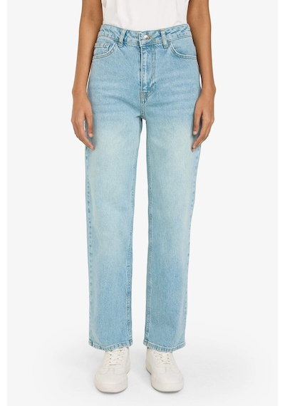 Defacto Comfort Straight Normal Bel Bilek Boy Jean Yıkamalı Pantolon G2215ax26spnm28 Mavi-nm28