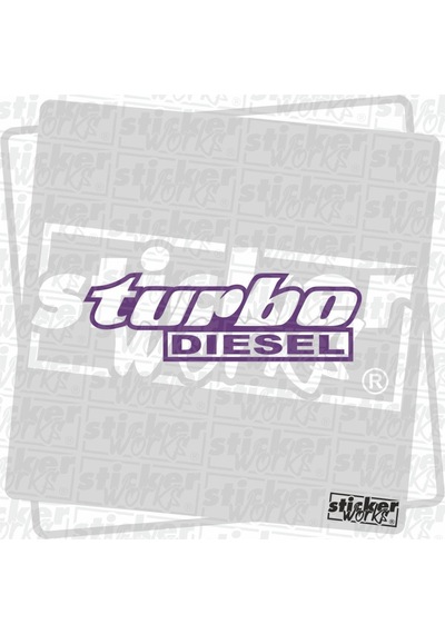 Turbo Diesel Sticker Mor