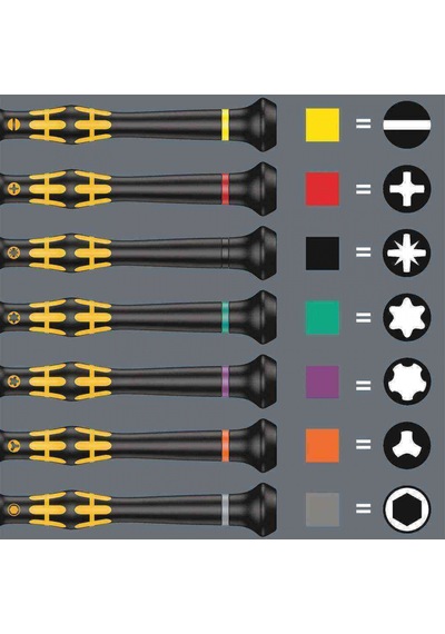 Wera Kraftform Esd' li 25'li Mikro Tornavida Set 05134019001