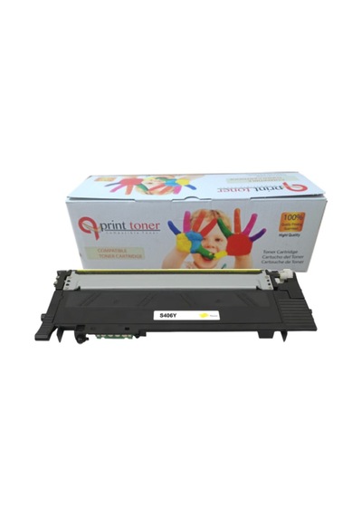 Qprint Toner Samsung Uyumlu Clt-y406s Sarı Toner Su466a Clp 360 Clp 365