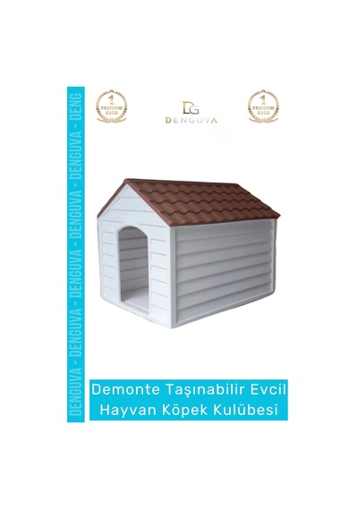Köpekkulübesi Bahçe Tipi Demonte Kolay Kurulum Sağlıklı Polipreplen Yazlık Evcil Hayvan Köpek Kulüb