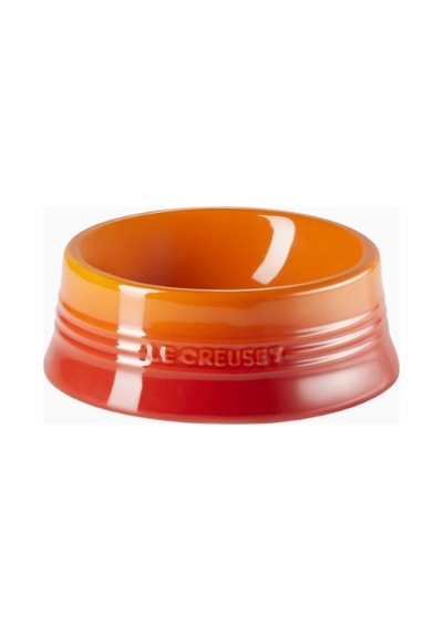 Le Creuset Seramik Lüks Tasarım Evcil Hayvan Mama Kabı 18 Cm Seramik Mama & Su Kapları Turuncu