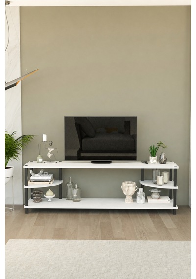 Neoline 150 Cm Tv Ünitesi Modern Tv Sehpası - Beyaz Beyaz Neoline 150 Cm Tv Ünitesi Modern Tv Sehpası - Beyaz Beyaz