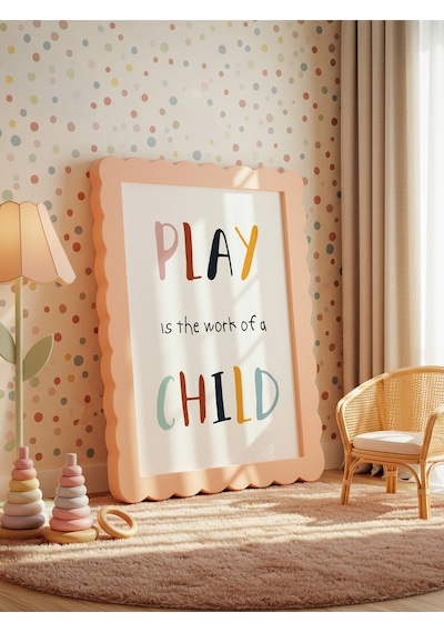 Play Child Dijital Baskı Poster V2 Çerçevesiz