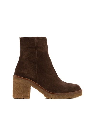 Marrone Bot Kadın 25k11533xs Vergelio Suede Marrone