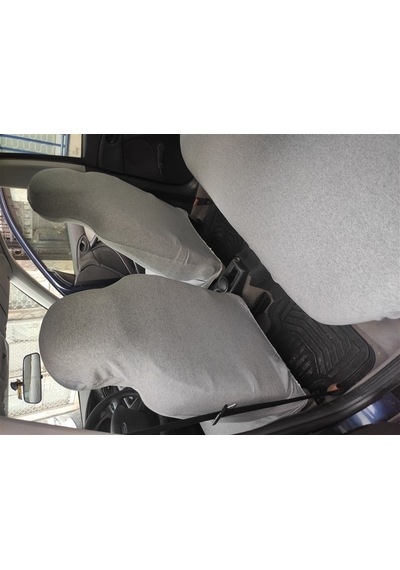 Fiat Gri Oto Atlet Servis Kılıfı 4 Parça Ser-0051