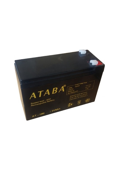 Ataba AT-1290 12 V 9 AH Bakımsız Kuru Akü