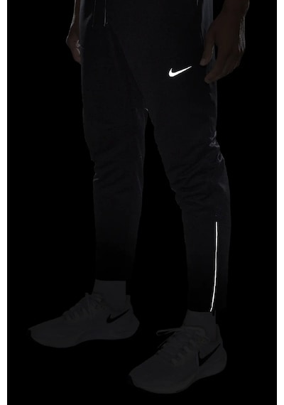 Nike Phenom Elite Knit Pant Waterproof Bel Cepli Reflektörlü Yürüyüş Koşu Pantolunu Siyah