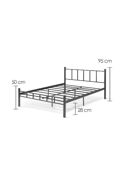 Evger Metal Karyola, K90 Siyah 120x200 Diğer