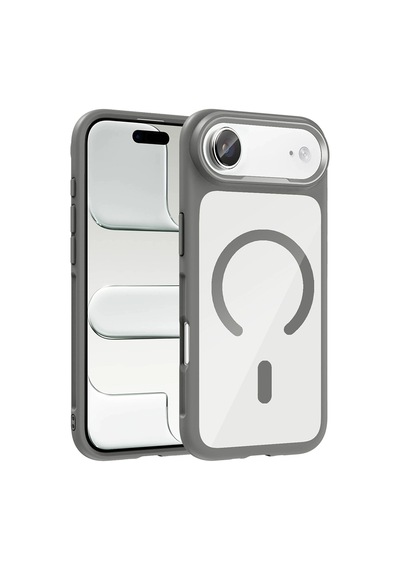 Apple Uyumlu iPhone 17 Air Kılıf M-safe Şarj Özellikli Metal Kamera Çerçeveli Zore Tiko Kapak Çok Renkli
