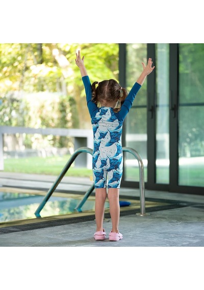 Owli Sunsafe Uv Korumalı Swimsuit Mayo Manta Ray 001