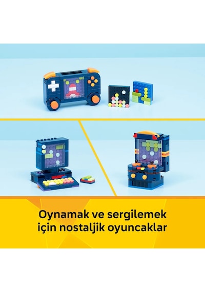 LEGO® Creator 3’ü 1 Arada Retro Oyun Konsolu 31380 – 8 Yaş ve Üzeri Çocuklar için Yaratıcı Oyuncak Yapım Seti (268 Parça)