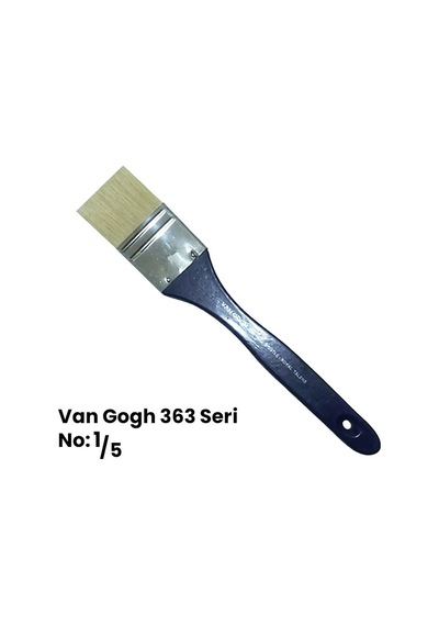 Van Gogh 363 Seri Beyaz Kıl Vernik Fırçası No 1.5