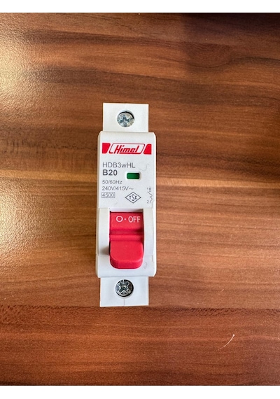 Himel 1x20a B 4,5ka Otomatik Sigorta Devre Kesici