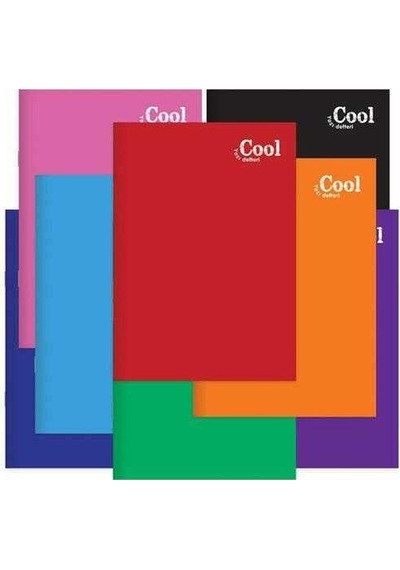 Cool A5 40 Yaprak Tel Dikişli Güzel Yazı Defteri Keskin Color 24'lü Şrink