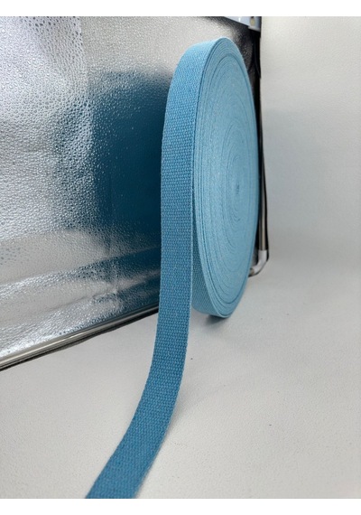 Paşateks 3 Cm Pamuk Kolon Şerit-5 Metre-mavi