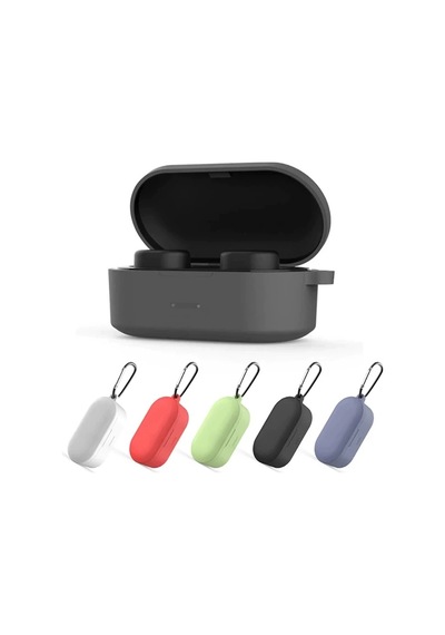 Qcy T1s/t2c Bluetooth Kulaklık İçin Silikon Koruma Kılıf+ Anahtarlık- 5775 Standart
