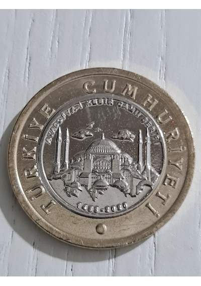 2020 Ayasofya Hatıra Madeni 1 Lira, Koleksiyonluk Ayasofya Para